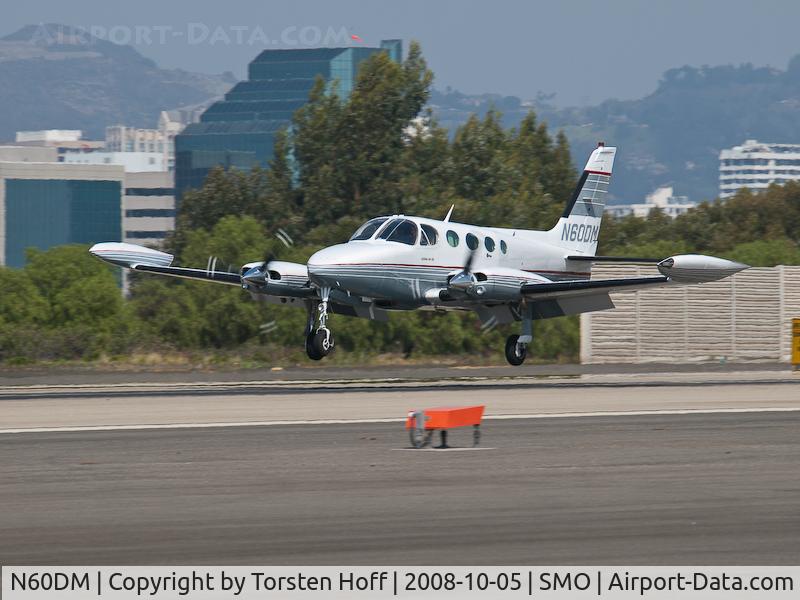 N60DM, 1979 Cessna 340A C/N 340A0711, N60DM arriving on RWY 21
