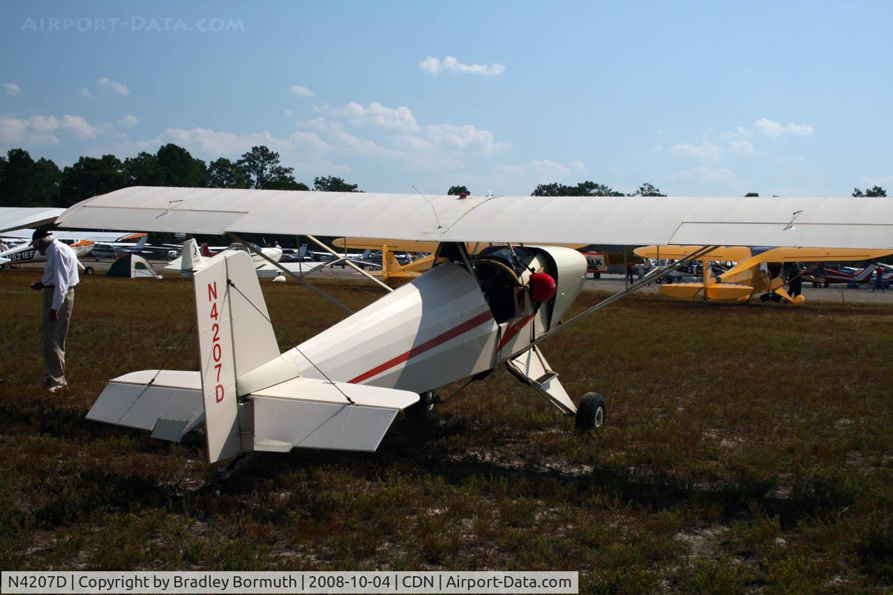 N4207D, 1983 Corben Baby Ace Model D C/N 346, Taken during the 2008 VAA Chapter 3 Fly-In at Camden, SC.