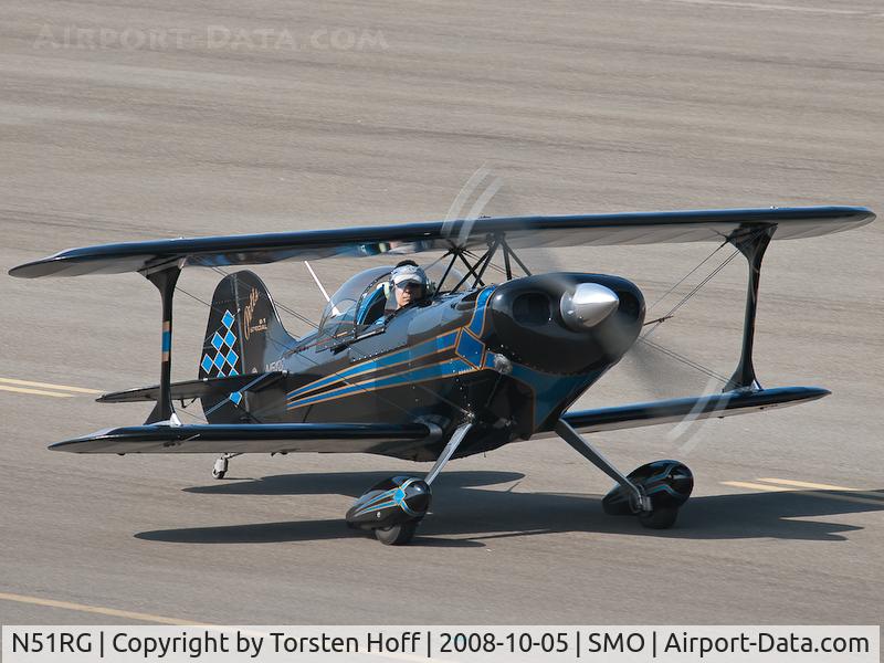 N51RG, Pitts S-1 Special C/N 110551, N51RG taxiing