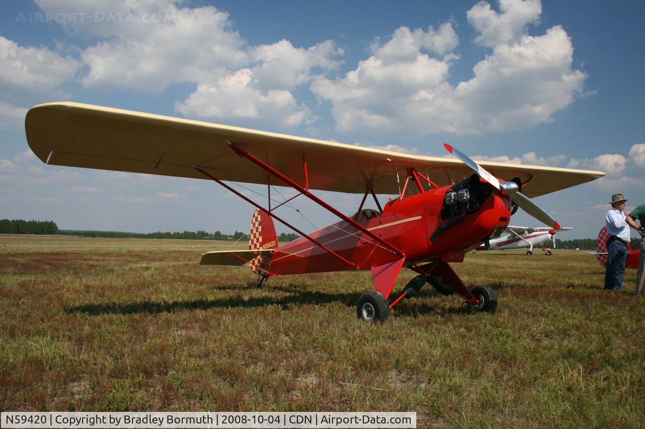 N59420, 1966 Corben Baby Ace Model C C/N C-1, Taken during the 2008 VAA Chapter 3 Fly-In at Camden, SC.