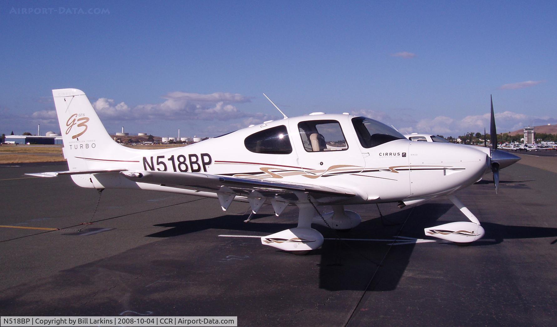 N518BP, 2007 Cirrus SR22 C/N 2683, In for pilot program