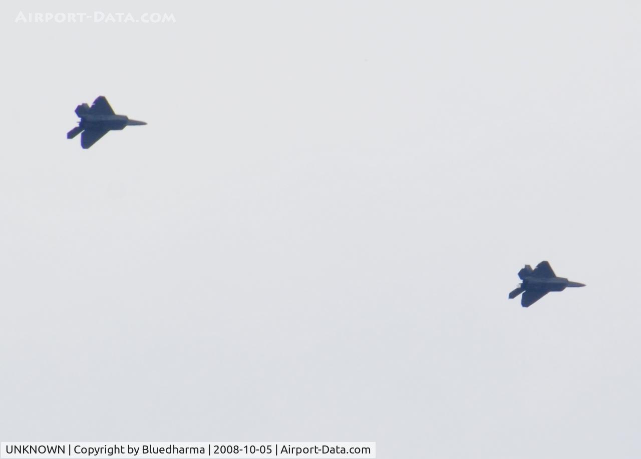 UNKNOWN, , F-22 Raptor perform flyovers for Denver Broncos football in Denver,Colorado.
