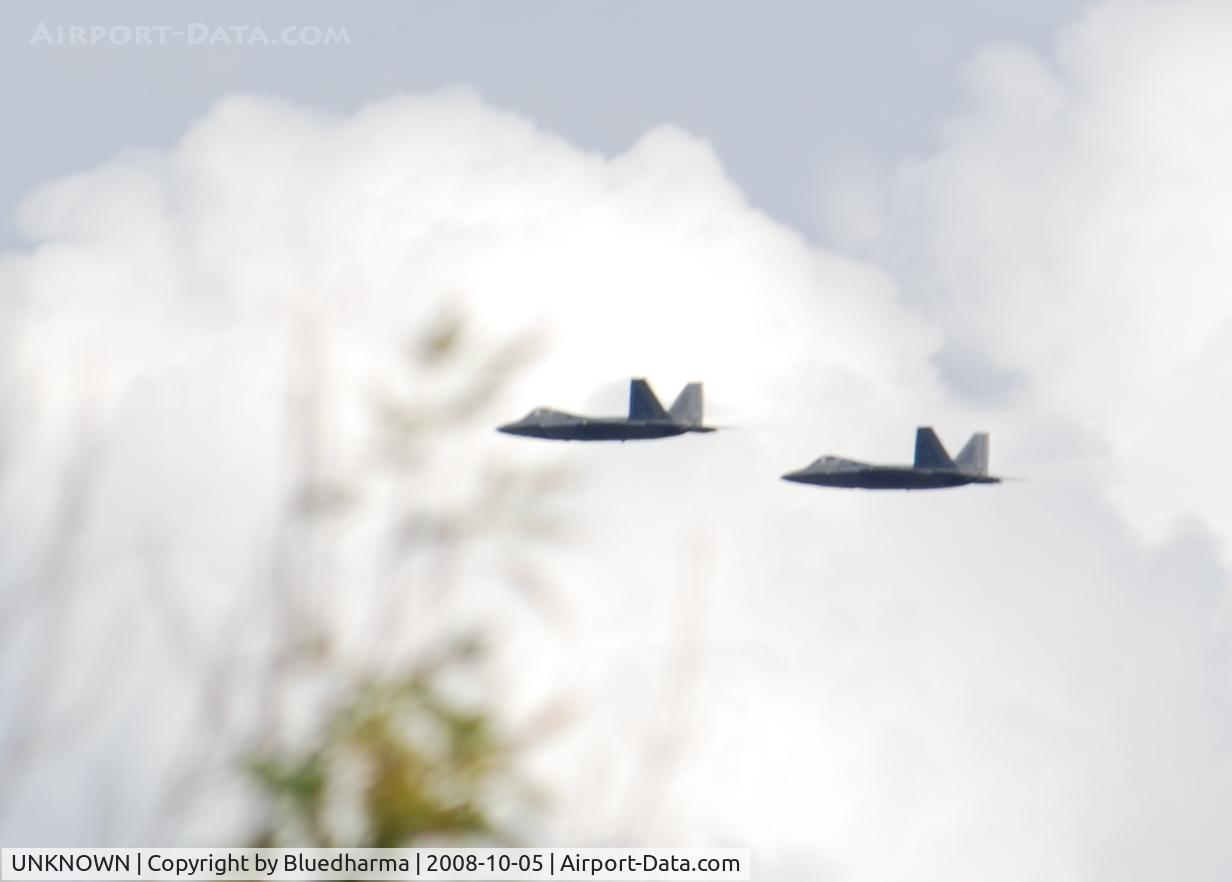 UNKNOWN, , F-22 Raptor perform flyovers for Denver Broncos football in Denver,Colorado.