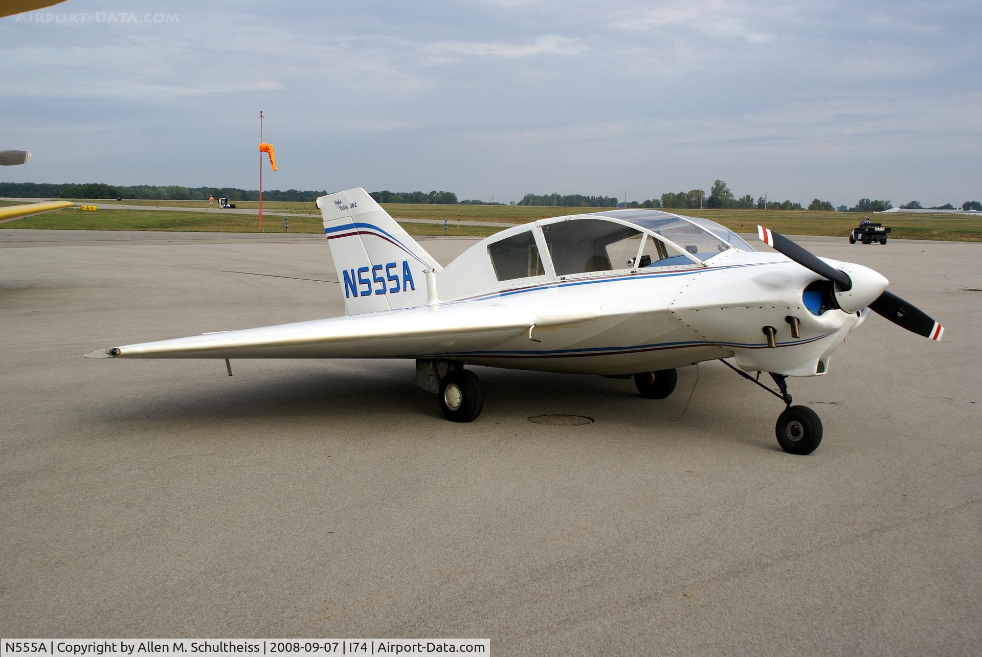 N555A, 1962 Dyke JD-2 Delta C/N 1001, Shot at Grimes Field, Urbana, Ohio