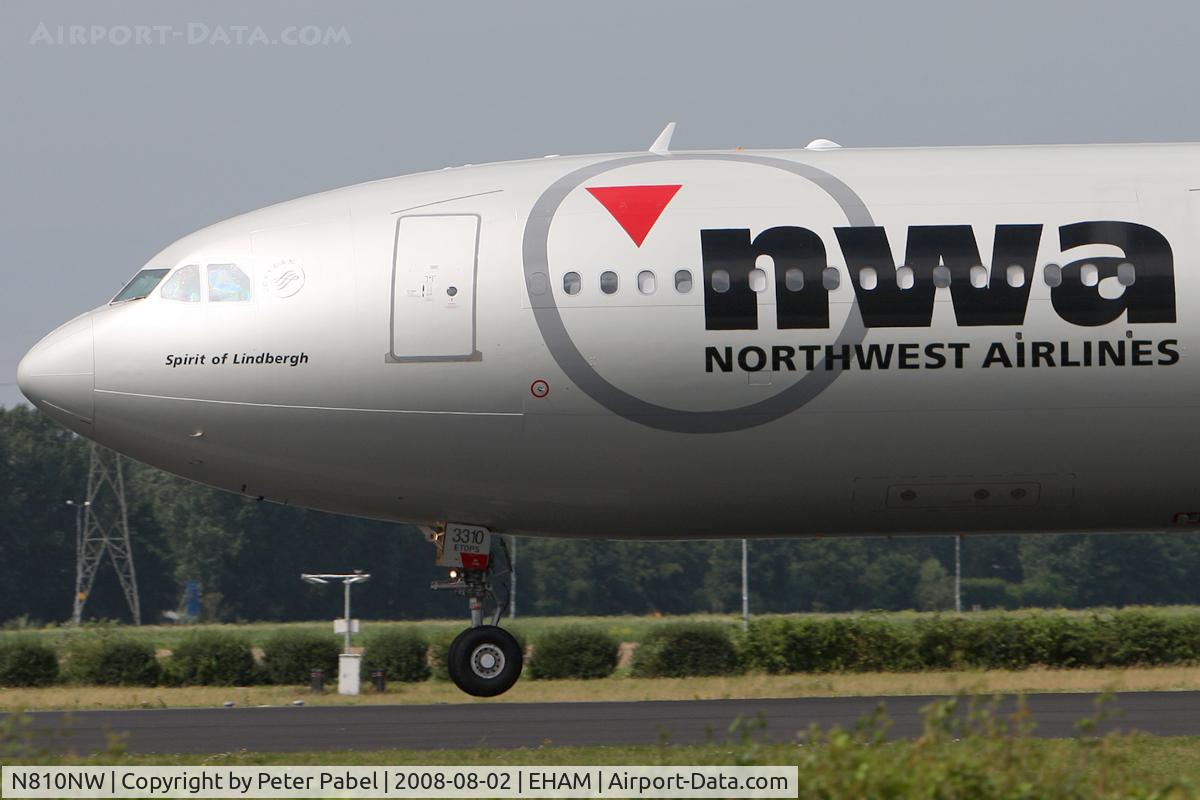 N810NW, 2005 Airbus A330-323 C/N 0674, AMS Trip