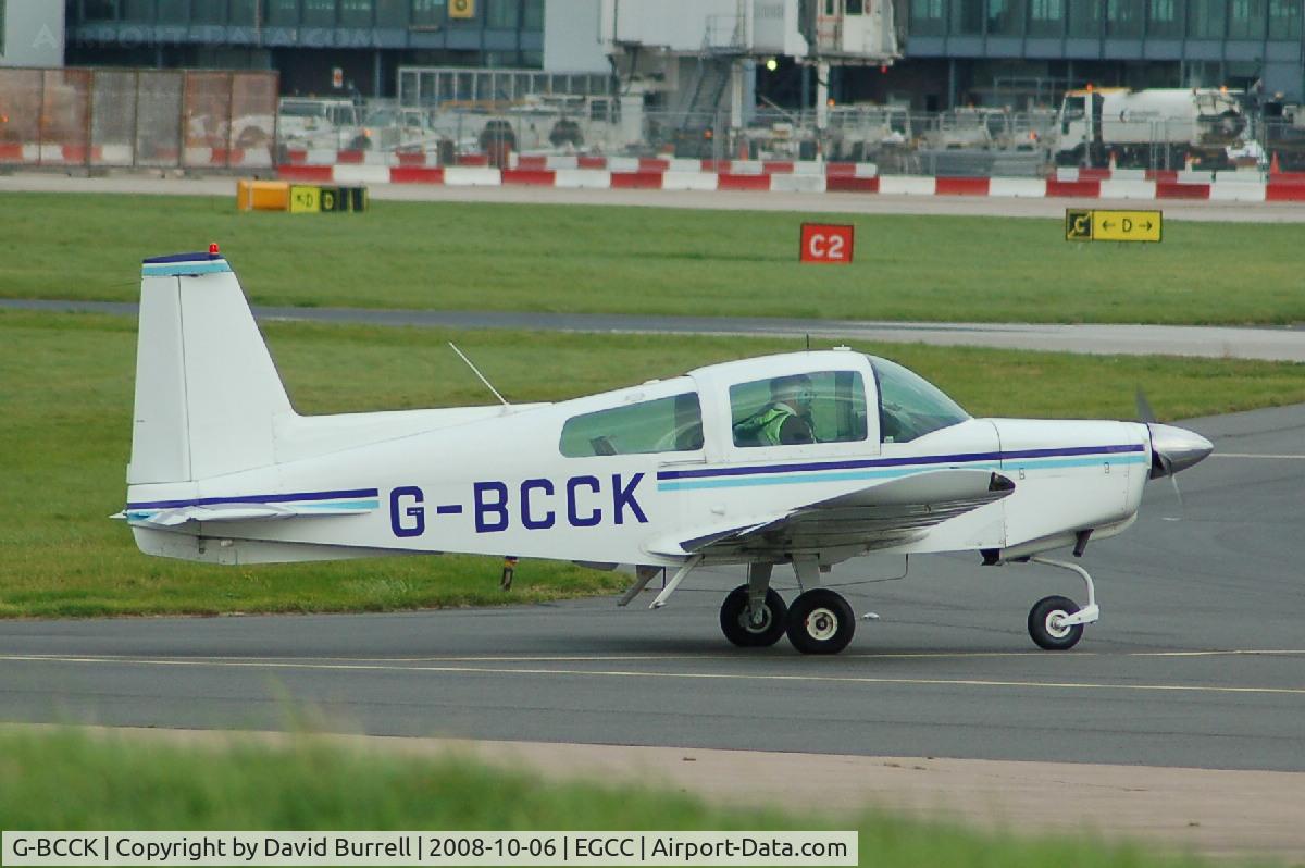 G-BCCK, 1974 Grumman American AA-5 Traveler C/N AA5-0547, Grumman AA-5 - Taxiing