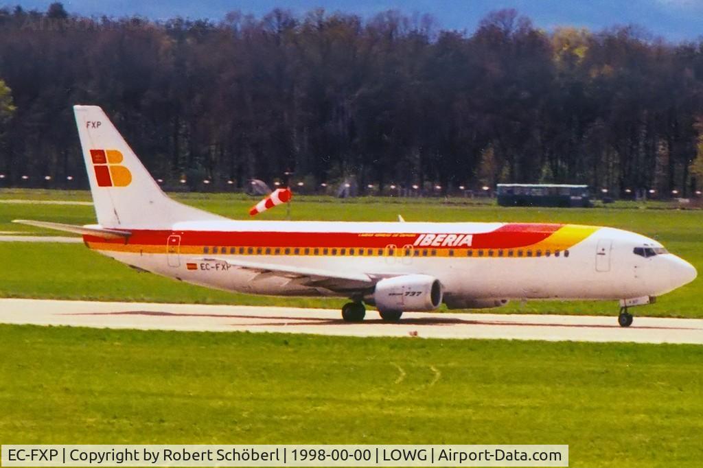 EC-FXP, 1991 Boeing 737-4Q8 C/N 24706, Air Europa with Iberia colors.