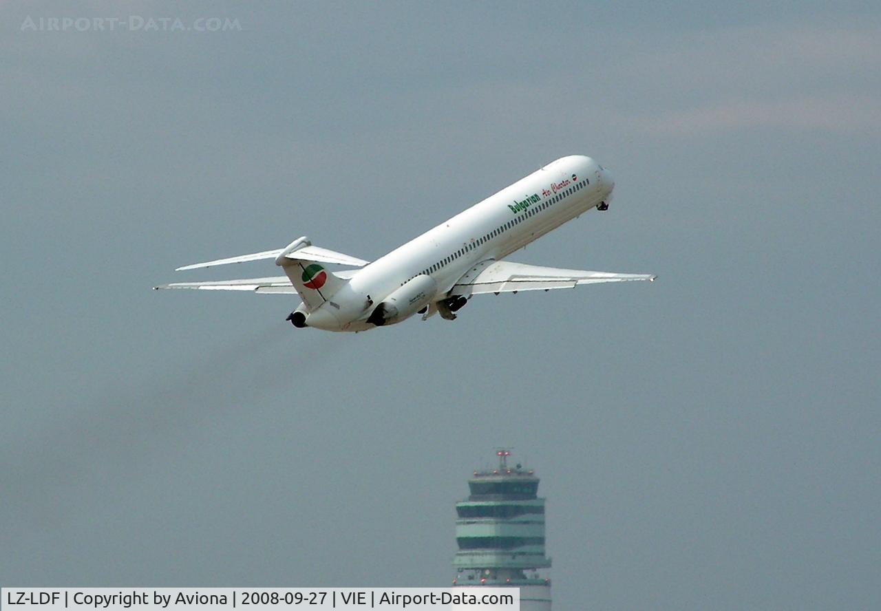 LZ-LDF, 1986 McDonnell Douglas MD-82 (DC-9-82) C/N 49219, Bulgarian Air Charter McDonnell Douglas MD-82