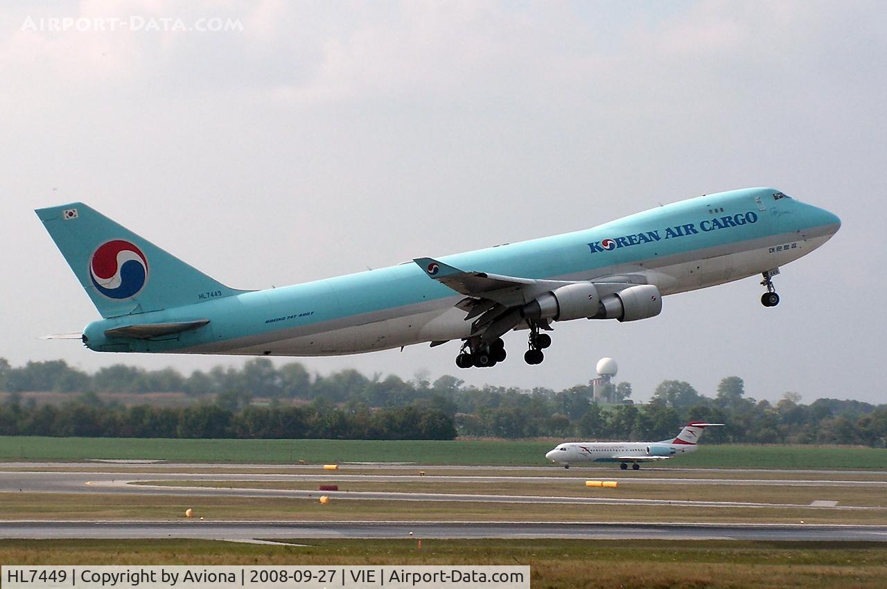 HL7449, 2000 Boeing 747-4B5F/SCD C/N 26411, Korean Air Cargo Boeing 747-4B5F(SCD)