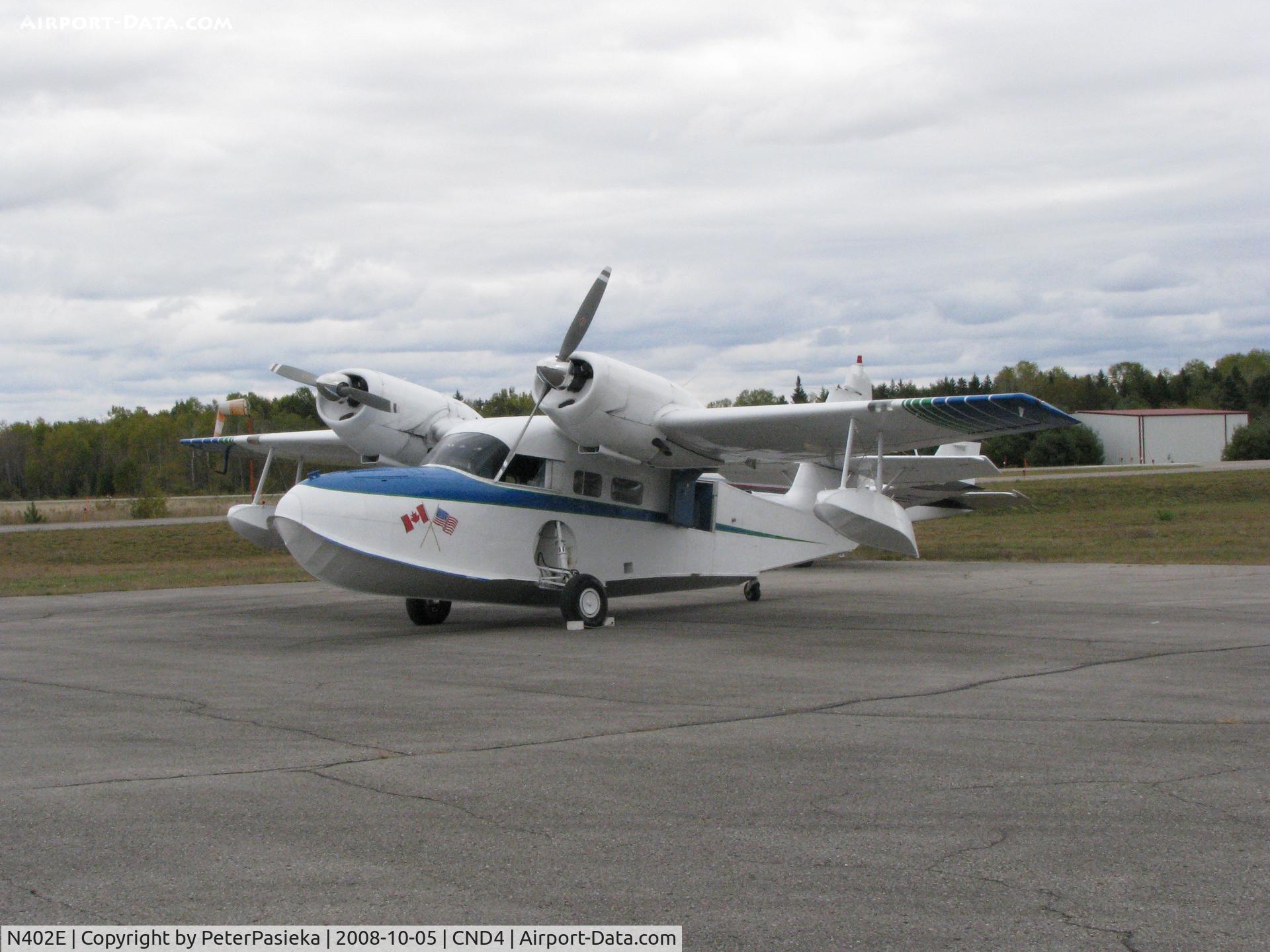 N402E, 1946 Grumman G-44A Widgeon C/N 1444, @ Haliburton/Stanhope Muni Airport, Ontario Canada. Fall Colours Fly-in 2008