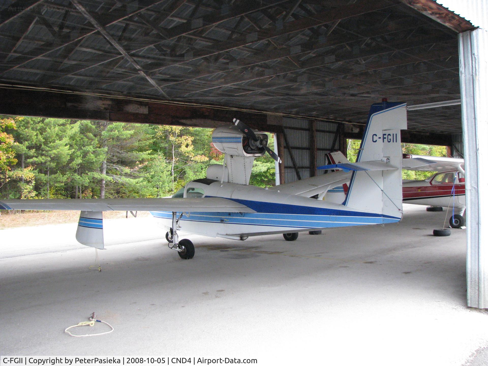 C-FGII, 1973 Lake LA-4-200 Buccaneer C/N 545, @ Haliburton/Stanhope Muni Airport, Ontario Canada. Fall Colours Fly-in 2008