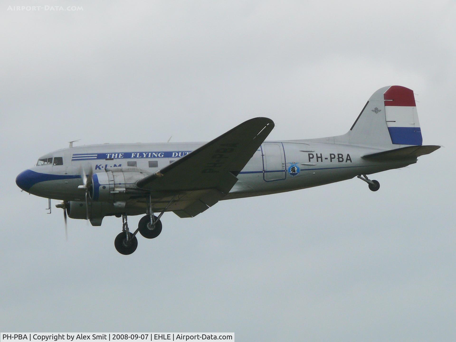 PH-PBA, 1943 Douglas DC-3C-S1C3G (C-47A-75-DL) C/N 19434, Douglas DC-3C Dakota PH-PBA Dutch Dakota Association