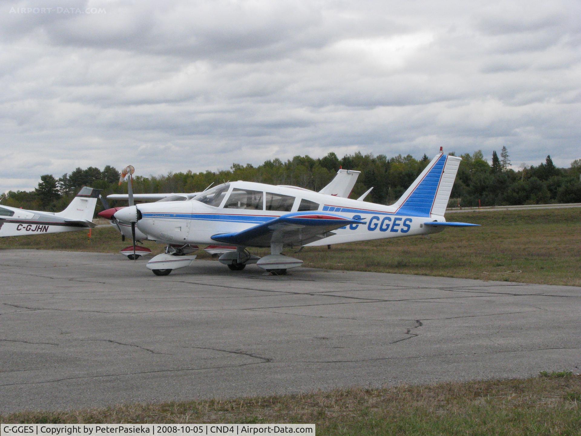 C-GGES, 1967 Piper PA-28-180 C/N 28-4544, @ Haliburton/Stanhope Muni Airport, Ontario Canada. Fall Colours Fly-in 2008