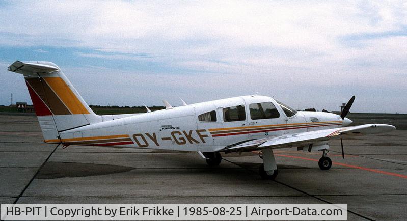 HB-PIT, 1980 Piper PA-28RT-201T Turbo Arrow IV C/N 28R-8031047, PA-28RT-201T