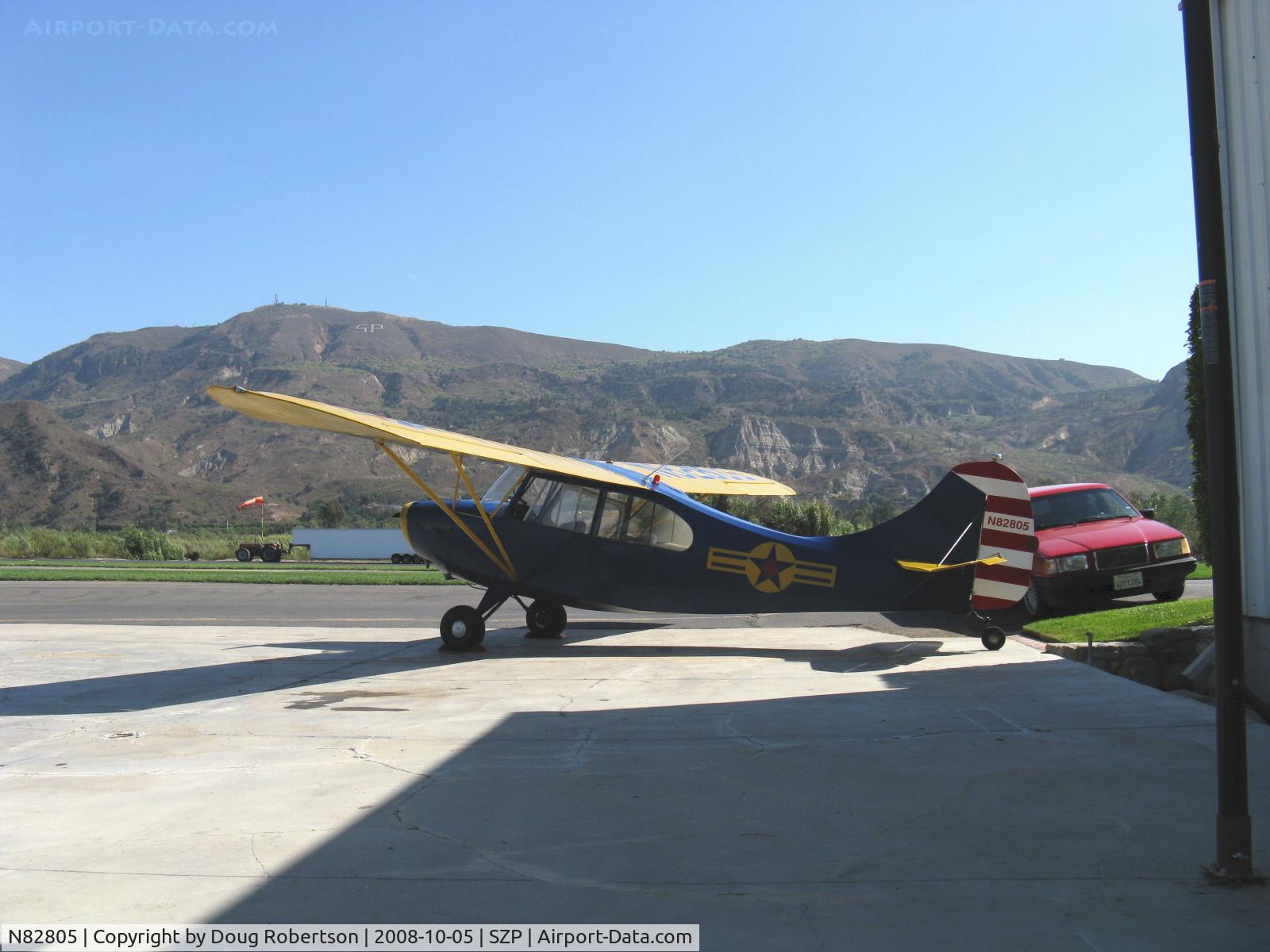 N82805, 1946 Aeronca 7AC Champion C/N 7AC-1452, 1946 Aeronca 7AC CHAMPION, Continental C65 65 Hp