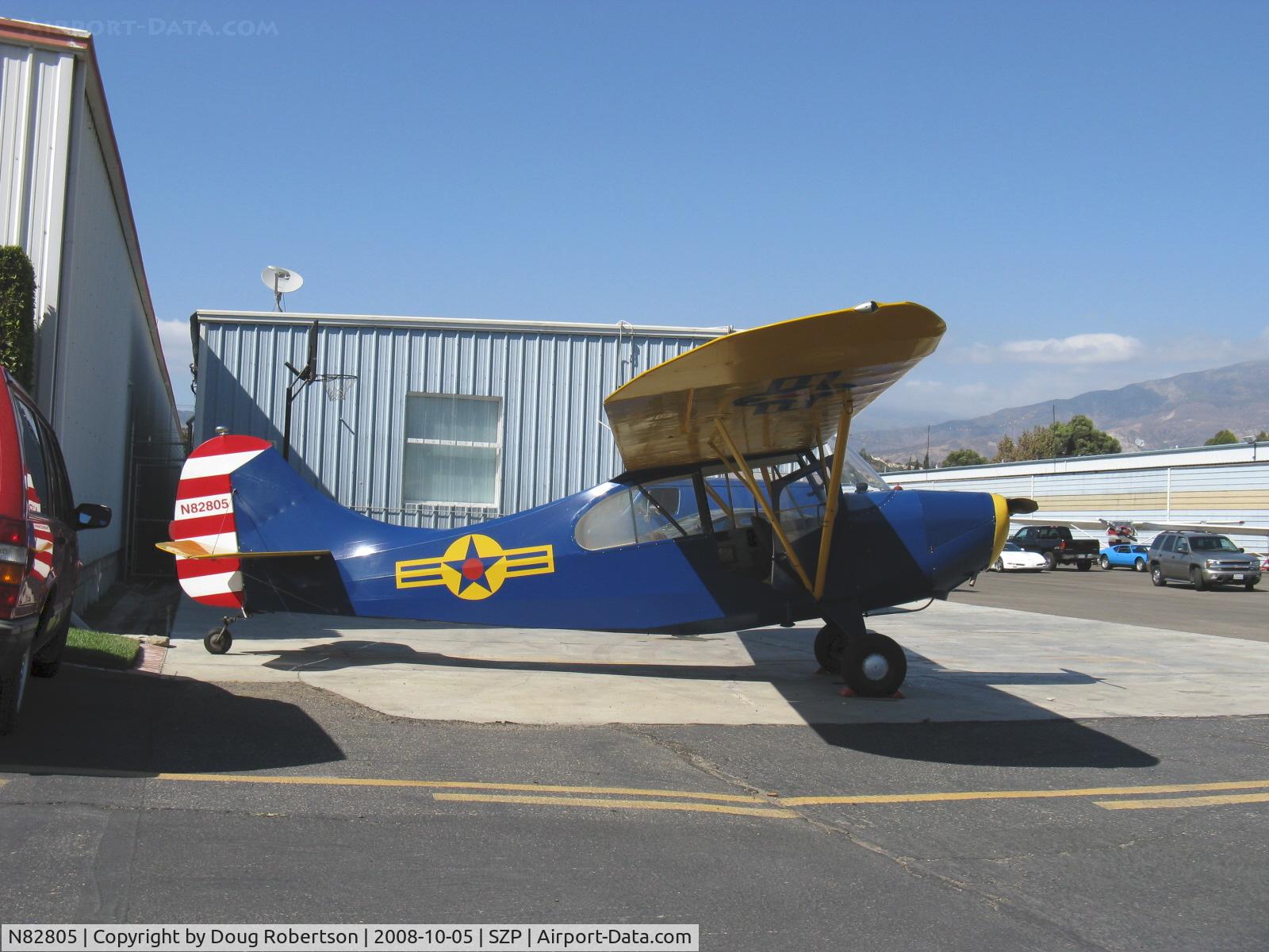 N82805, 1946 Aeronca 7AC Champion C/N 7AC-1452, 1946 Aeronca 7AC CHAMPION, Continental C65 65 Hp