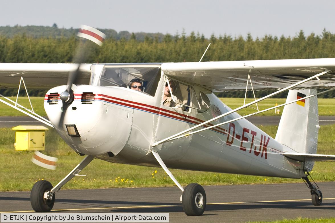 D-ETJK, 1946 Cessna 140 C/N 8216, JK Taxying at Dahlemer Binz airfield