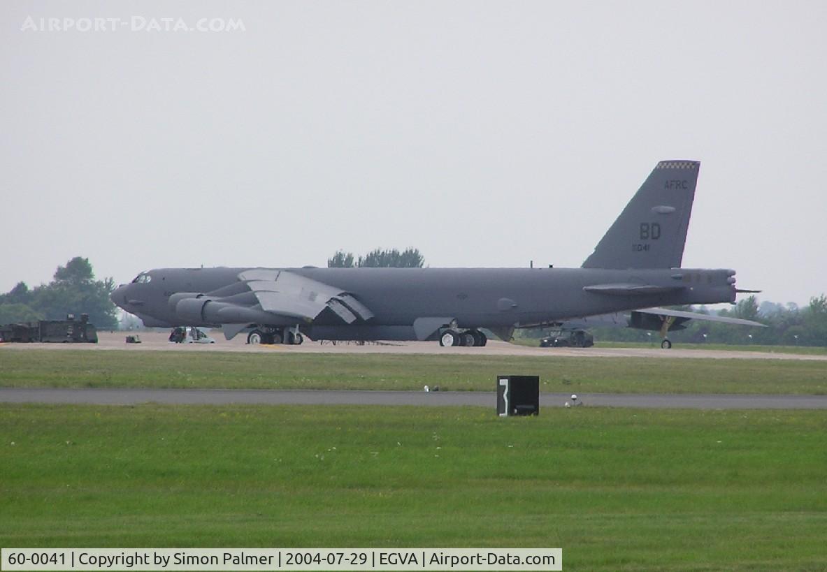 60-0041, 1960 Boeing B-52H Stratofortress C/N 464406, B-52 Superfortress