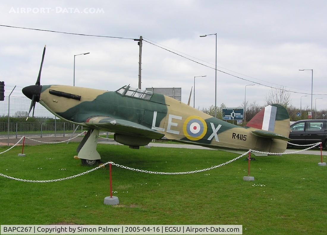 BAPC267, Hawker Hurricane Replica C/N BAPC.267, Hurricane replica at Duxford