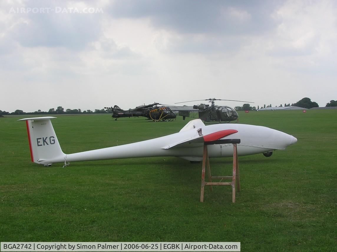 BGA2742, 1981 Schleicher ASK-21 C/N 21067, Schleicher ASK-21 at Sywell