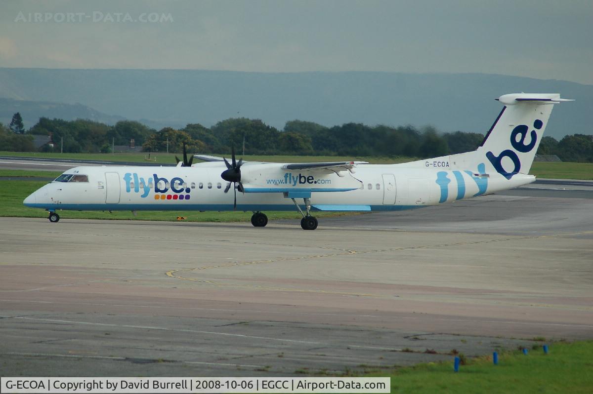 G-ECOA, 2007 De Havilland Canada DHC-8-402Q Dash 8 C/N 4180, Flybe - Taxiing