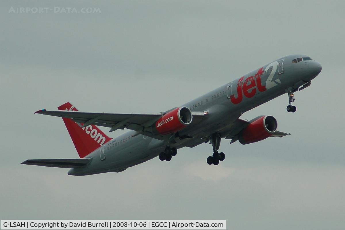 G-LSAH, 1987 Boeing 757-21B C/N 24015, Jet2.com - Taking Off