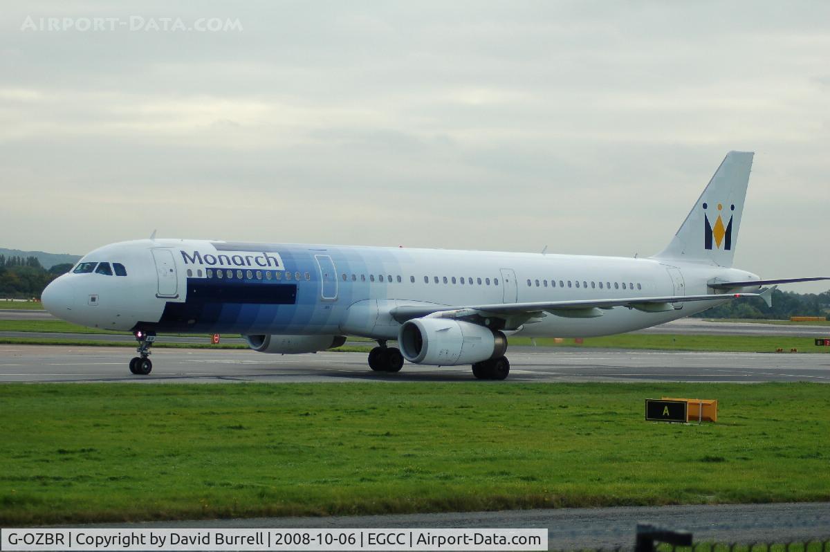 G-OZBR, 2002 Airbus A321-231 C/N 1794, Monarch - Taxiing