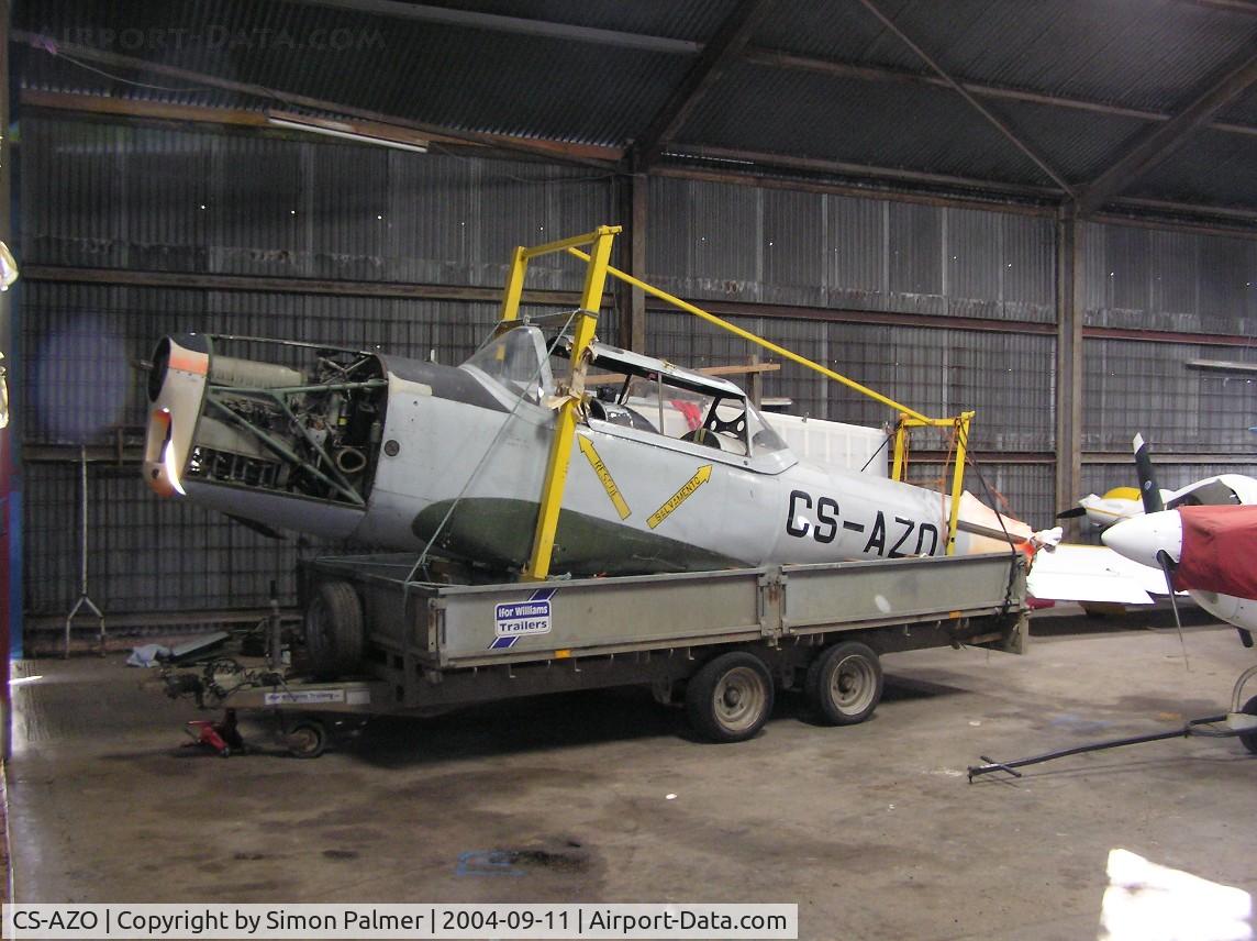 CS-AZO, 1958 OGMA DHC-1 Chipmunk T.20 C/N OGMA-48, Chipmunk awaiting restoration at Spanhoe