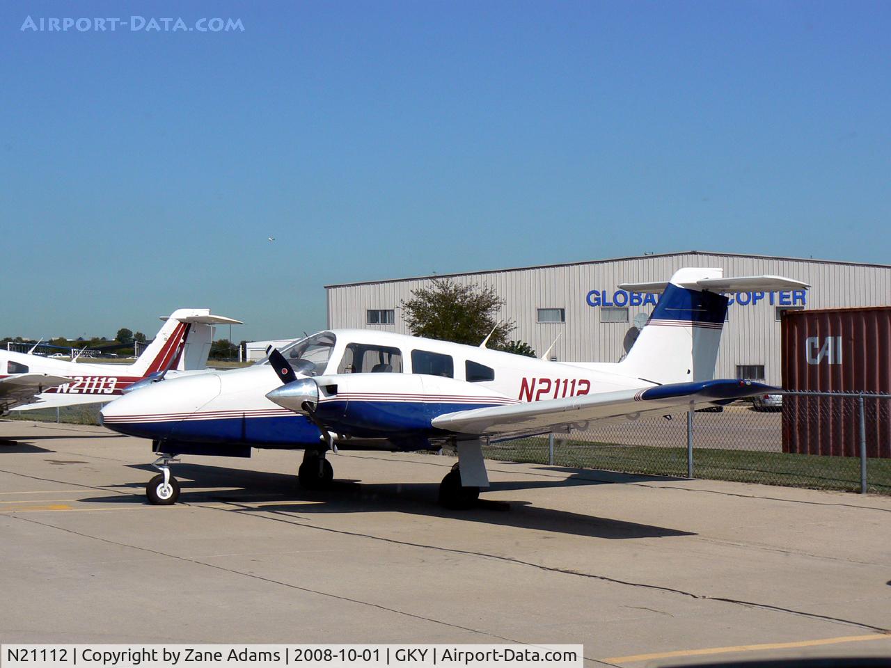 N21112, 1978 Piper PA-44-180 Seminole C/N 44-7995039, At Arlington Municipal