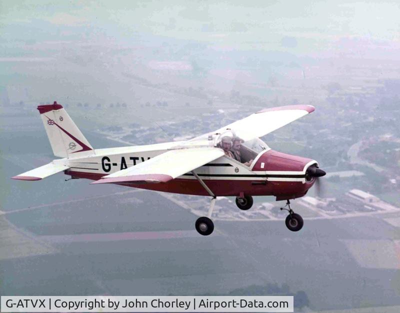 G-ATVX, 1966 Bolkow Bo-208C Junior C/N 615, VX at Laarbruch in 1972