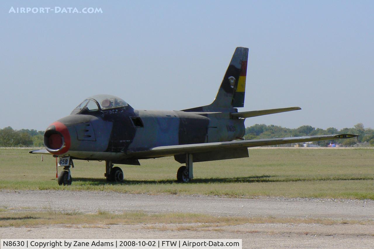 N8630, North American F-86F Sabre C/N 191-385 (52-4689), At the Vintage Flying Museum