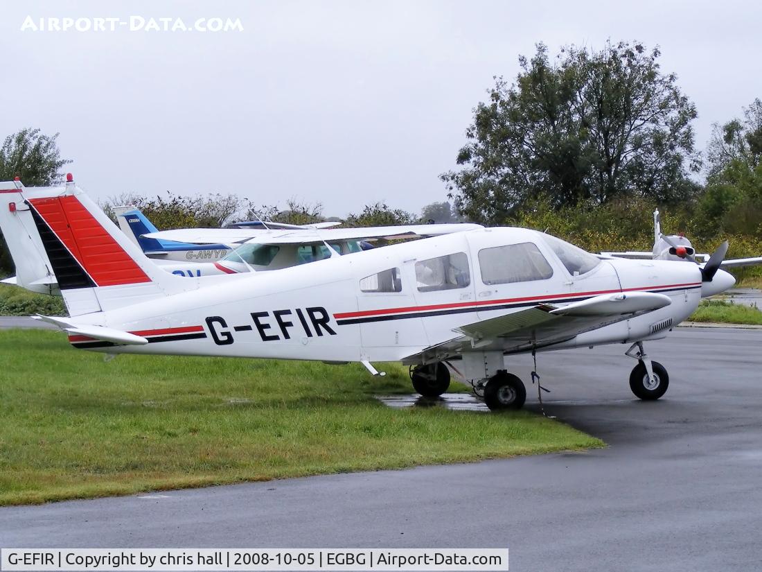 G-EFIR, 1980 Piper PA-28-181 Cherokee Archer II C/N 28-8090275, Leicestershire Aero Club