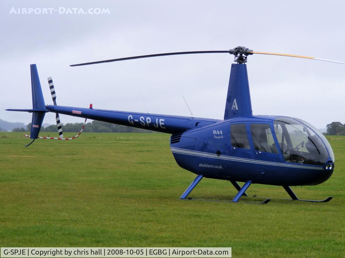 G-SPJE, 2007 Robinson R44 Raven II C/N 12026, Abel Alarm Co Ltd