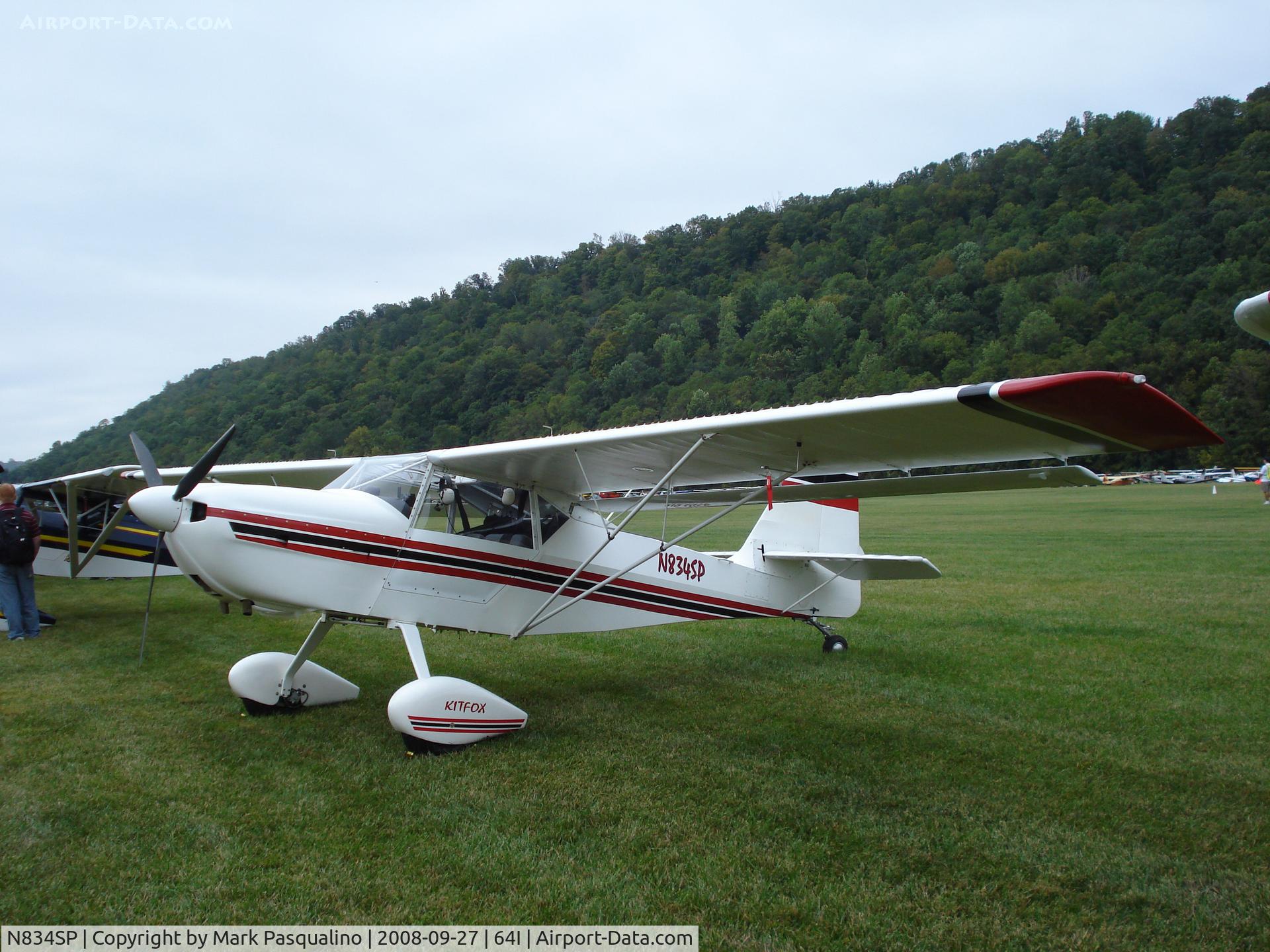 N834SP, 1997 Skystar Kitfox Series 5 C/N S95090143, Kitfox Series 5