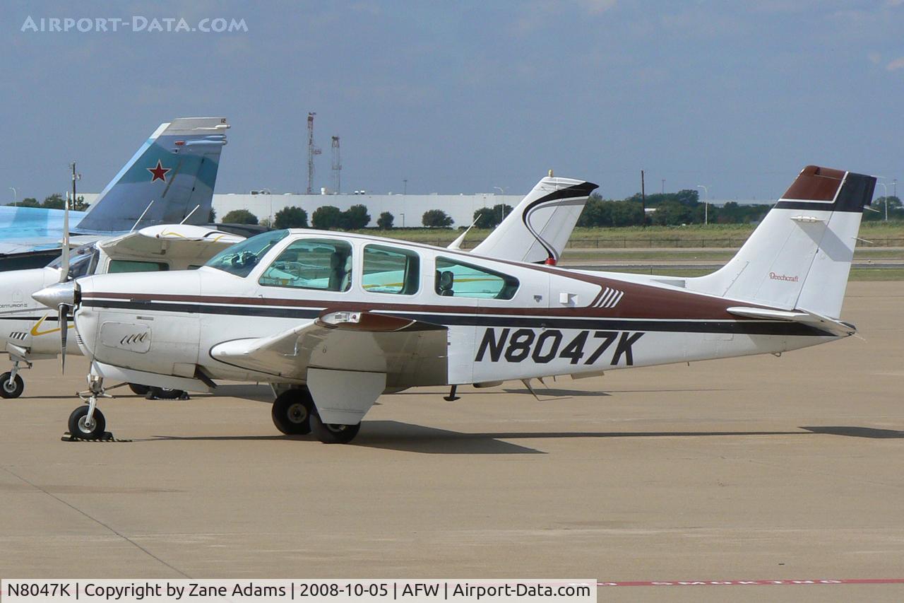 N8047K, 1992 Beech F33A Bonanza C/N CE-1648, At Alliance - Fort Worth