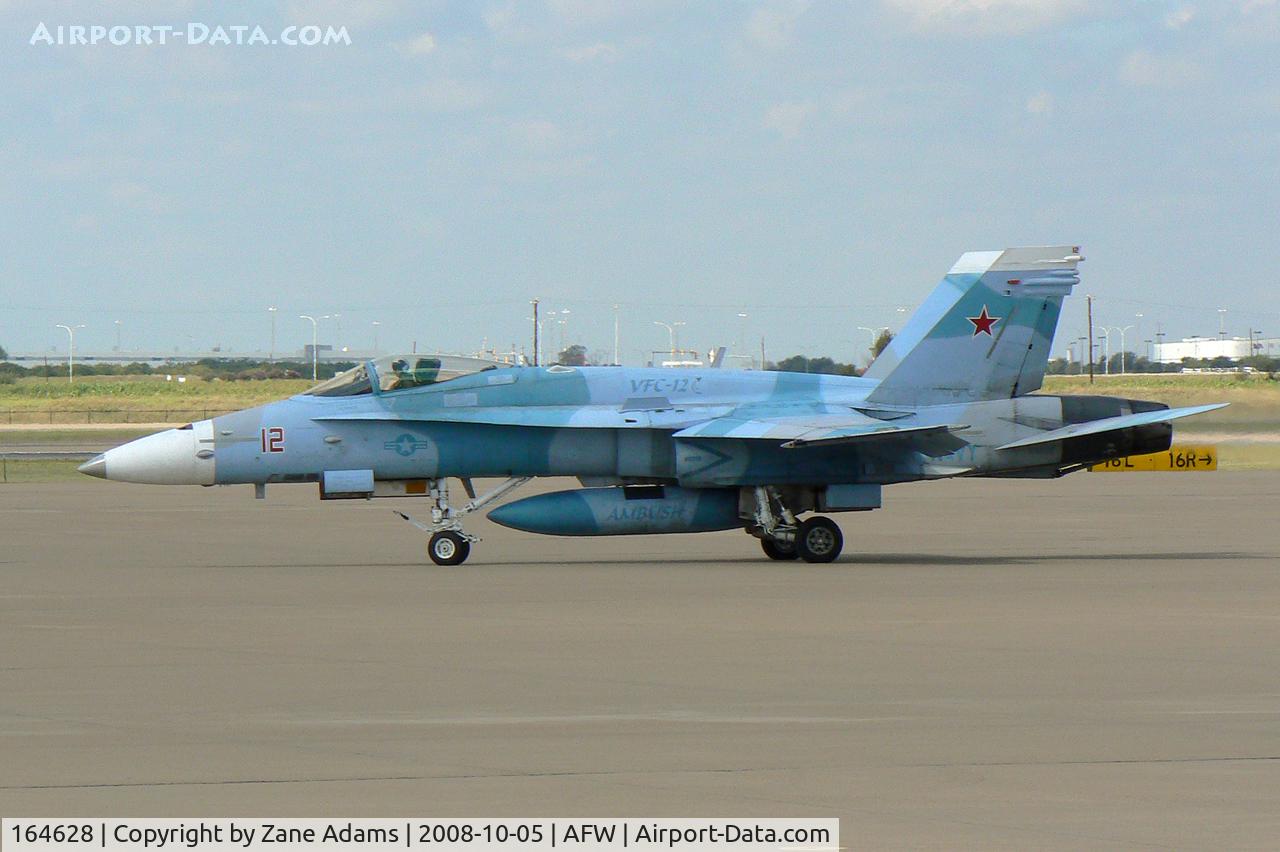 164628, 1991 McDonnell Douglas F/A-18C Hornet C/N 1045/C257, Fighting Omar's F/A-18C Aggressor at Alliance - Fort Worth