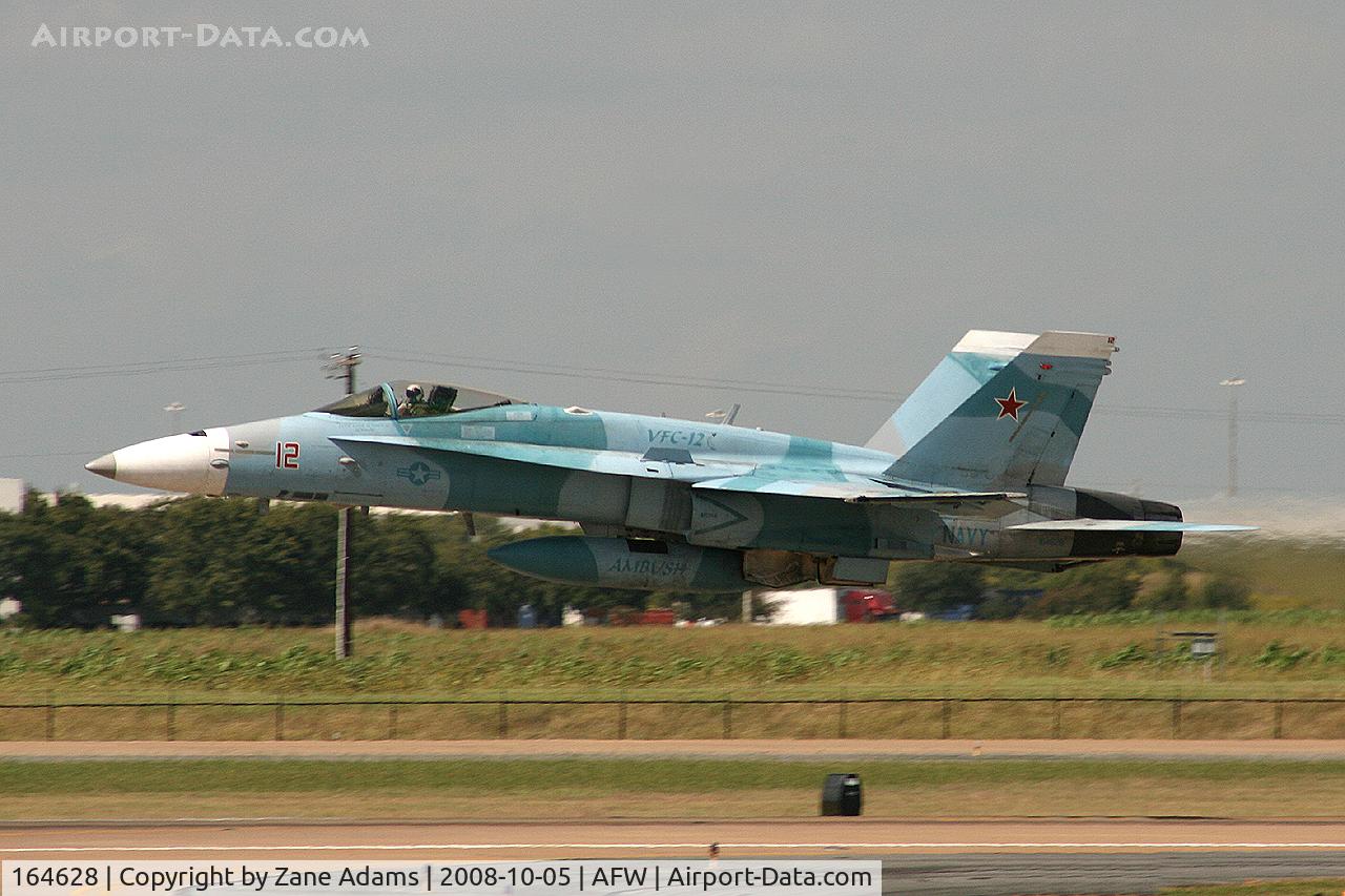 164628, 1991 McDonnell Douglas F/A-18C Hornet C/N 1045/C257, Fighting Omar's F/A-18C Aggressor at Alliance - Fort Worth