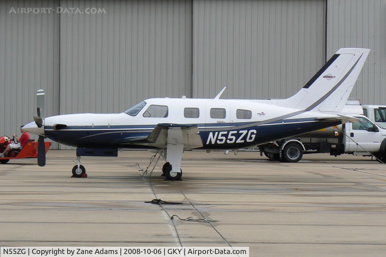 N55ZG, 2001 Piper PA-46-500TP C/N 4697082, At Arlington Municipal