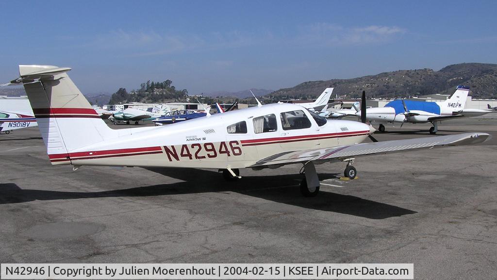 N42946, 1983 Piper PA-28RT-201T Arrow IV C/N 28R-8331025, PA-28RT-201T