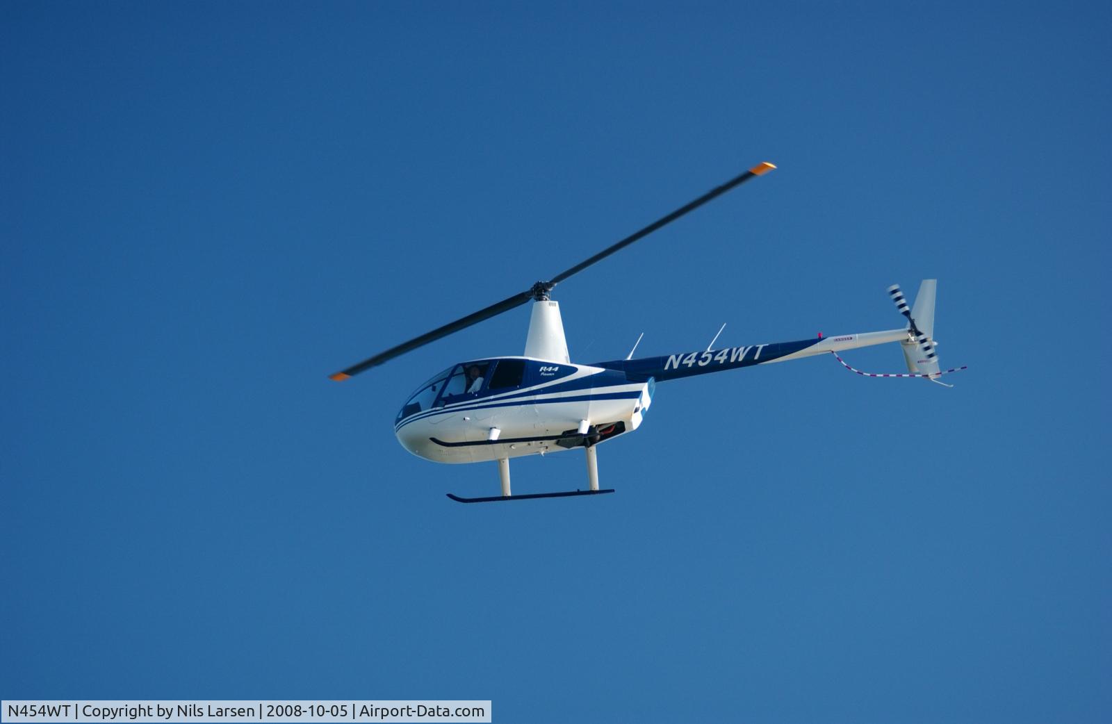 N454WT, 2001 Robinson R44 Raven II C/N 1042, Above Miramar Beach in Montecito