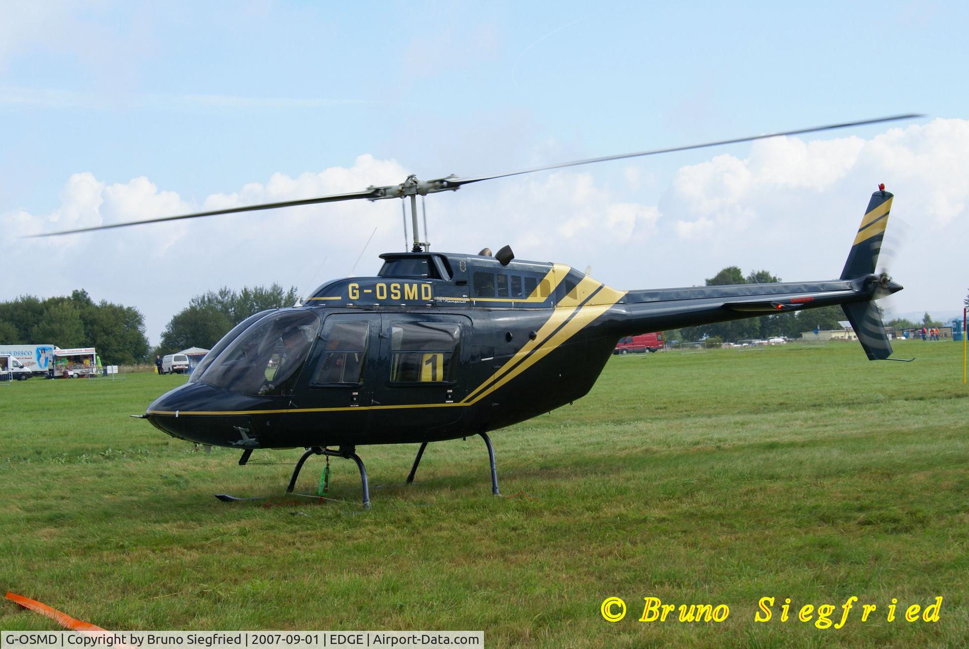 G-OSMD, 1976 Bell 206B JetRanger II C/N 2034, Eisenach-Kindel