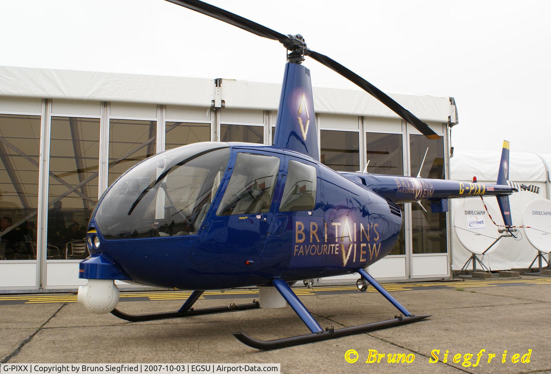 G-PIXX, 2004 Robinson R44 Raven II C/N 10263, Helitech Duxford