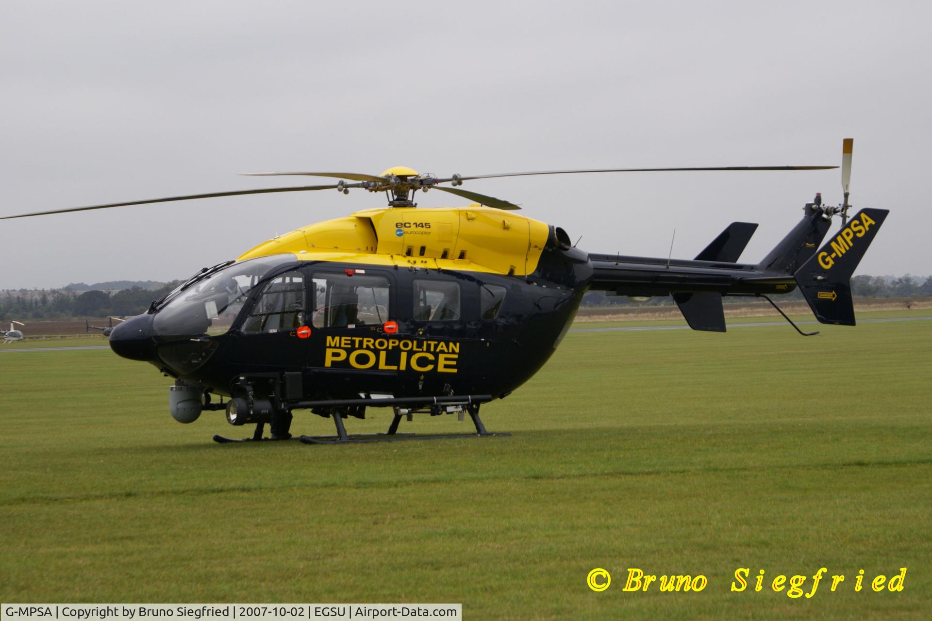 G-MPSA, 2005 Eurocopter-Kawasaki EC-145 (BK-117C-2) C/N 9065, Helitech Duxford