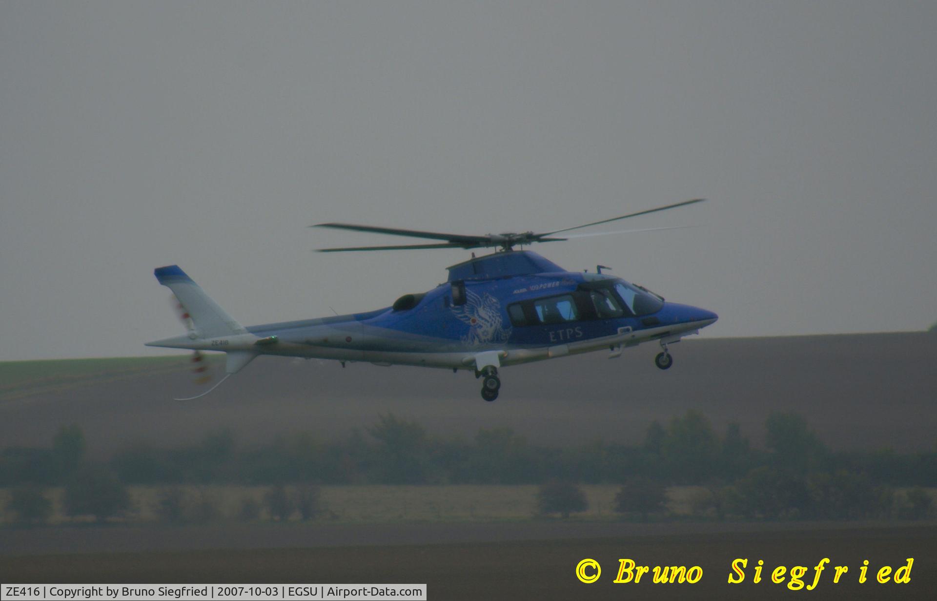 ZE416, 2004 Agusta A-109E Power C/N 11173, Helitech Duxford