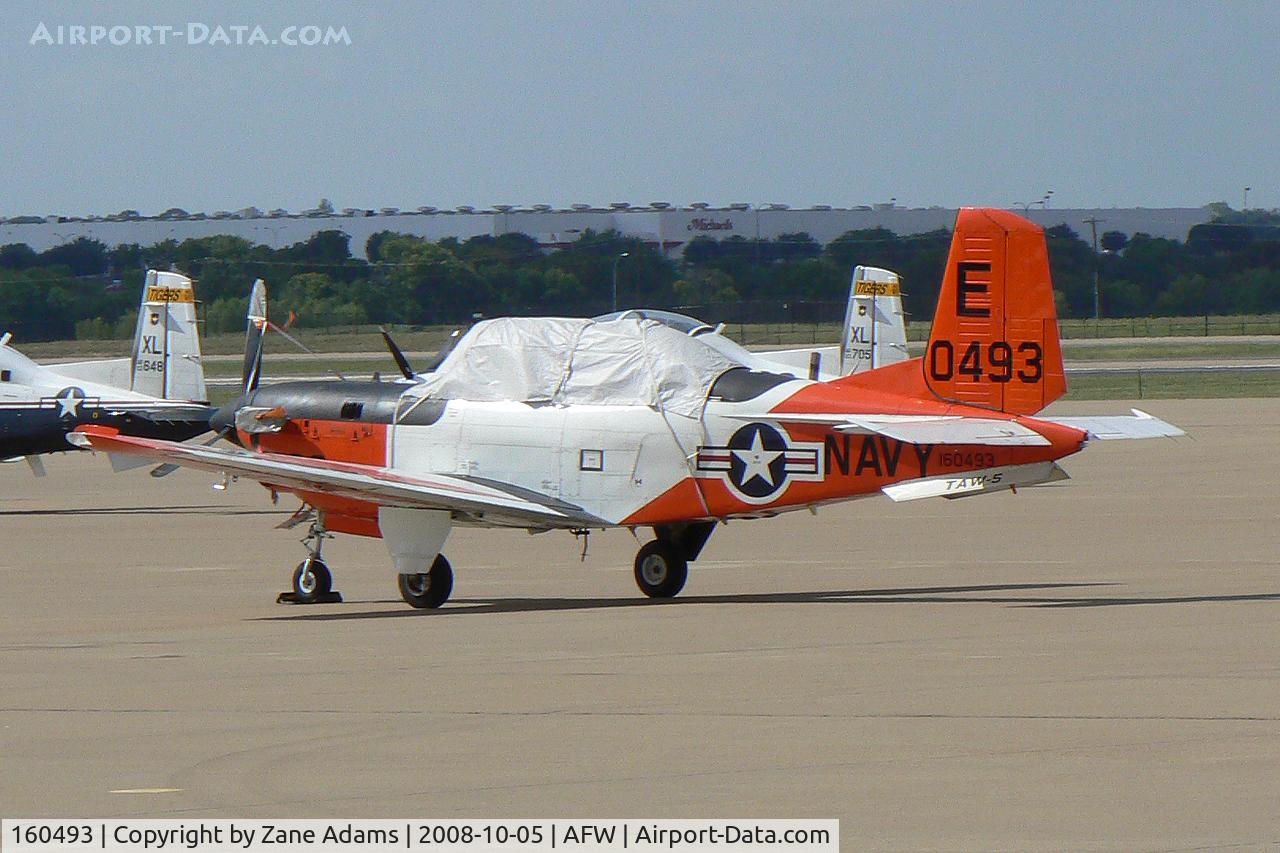 160493, Beech T-34C Turbo Mentor C/N GL-50, At Alliance - Fort Worth
