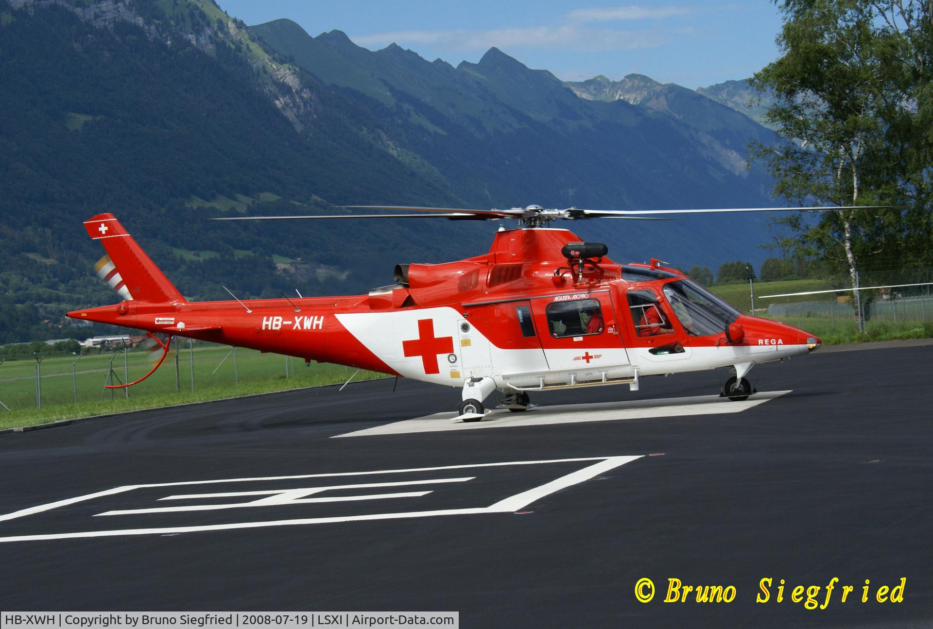 HB-XWH, 1993 Agusta A-109K-2 C/N 10008, Rega Base Interlaken