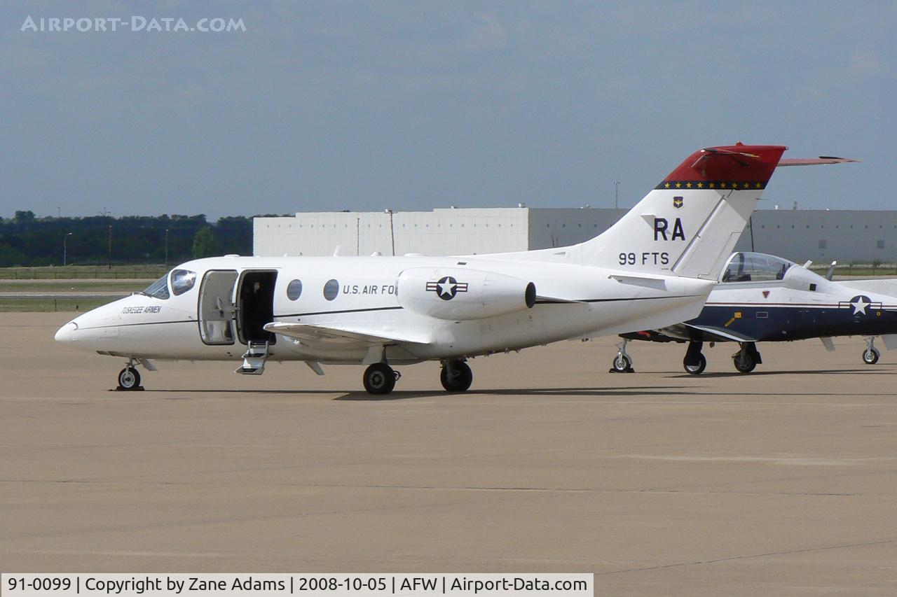 91-0099, 1991 Beechcraft T-1A Jayhawk C/N TT-40, At Alliance - Fort Worth