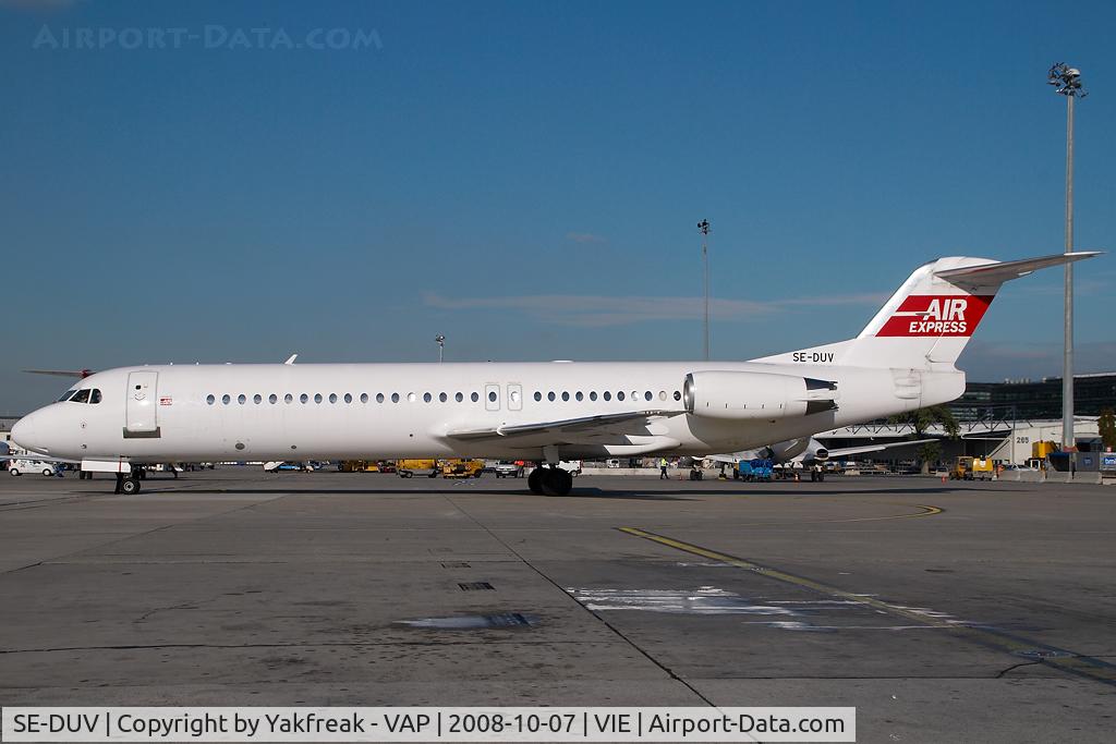 SE-DUV, 1989 Fokker 100 (F-28-0100) C/N 11291, Air Express Fokker 100