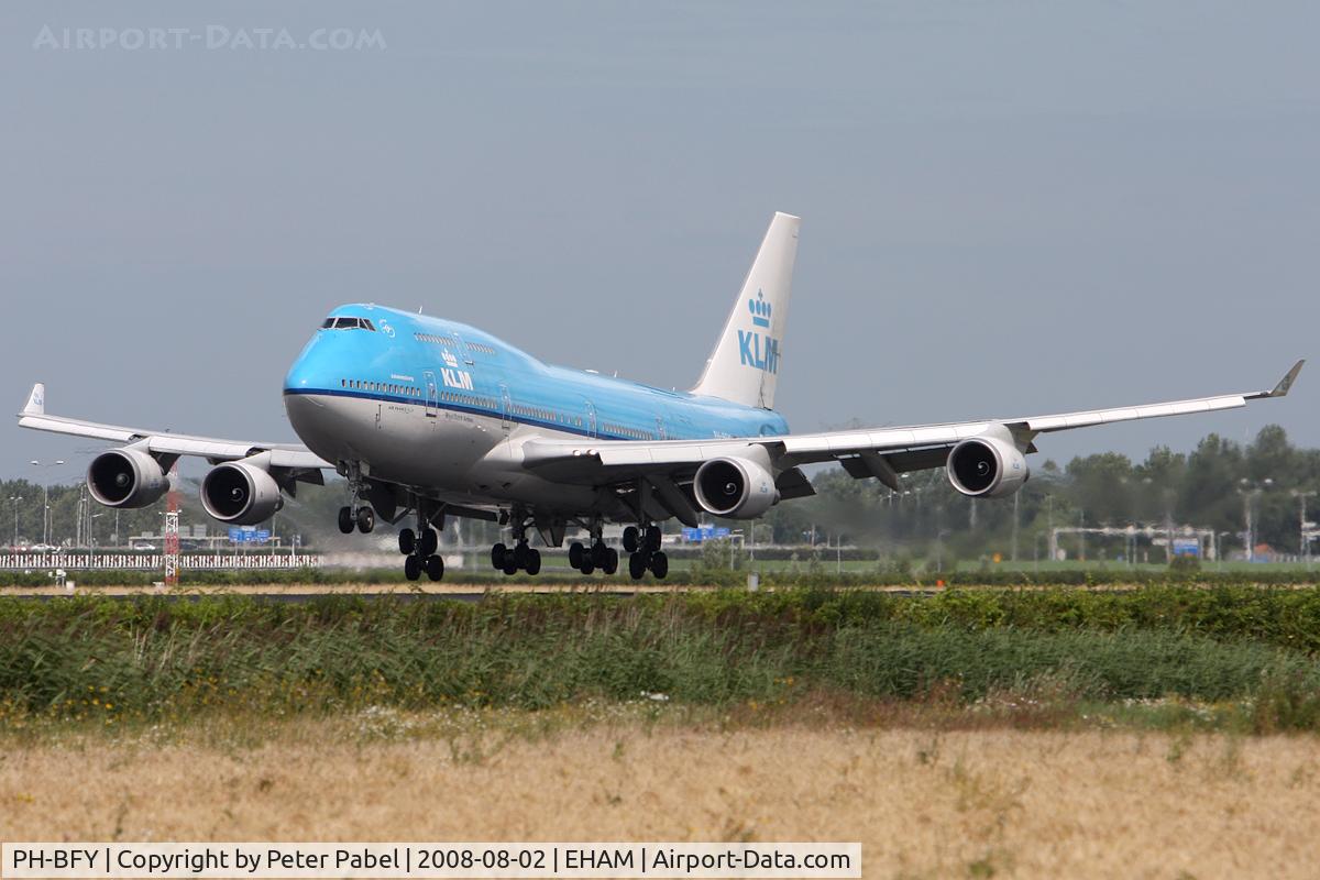PH-BFY, 2002 Boeing 747-406BC C/N 30455, AMS Trip