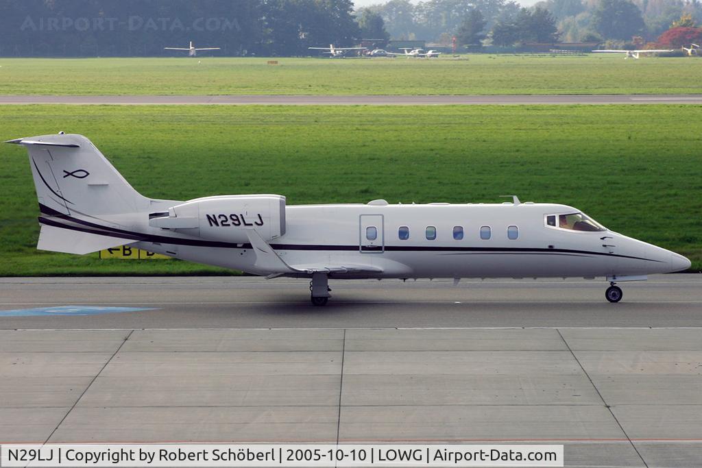 N29LJ, 2001 Learjet Inc 60 C/N 240, Businessflight to LOWG/GRZ